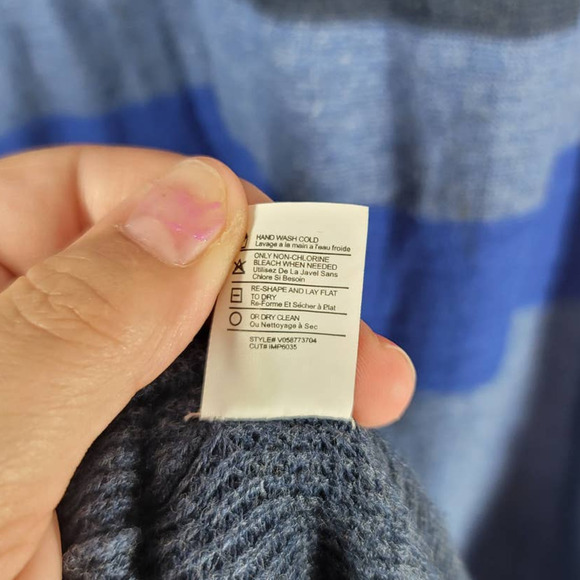 Vince Knit Maxi Dress Size M Scoop Neck Sleeveless Multi Stripe Colorblock - Picture 6 of 6